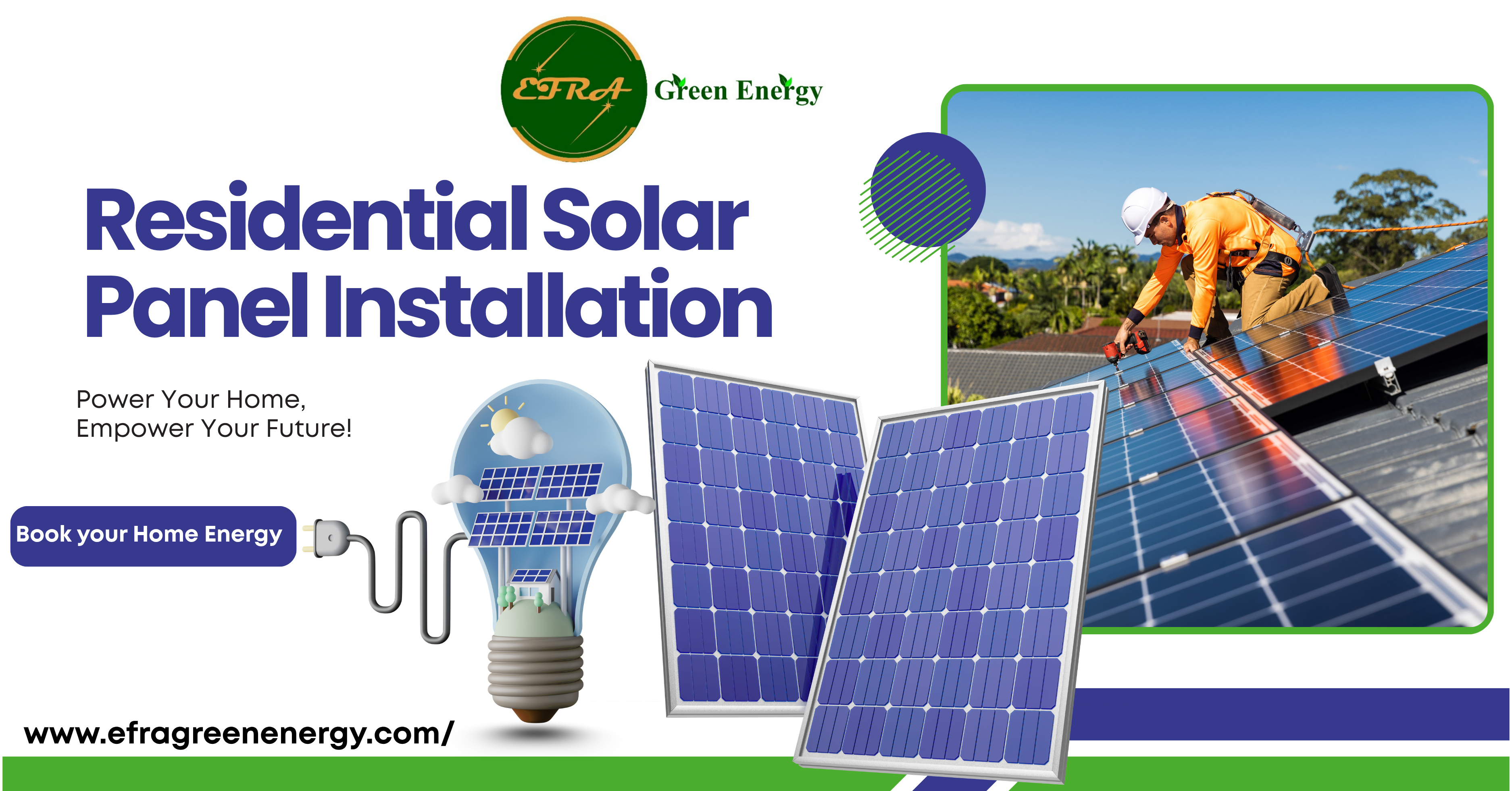 🌞 Solar Panel Installation in India: Complete Guide to Affordable Solar Solutions with EFRA GREEN ENERGY